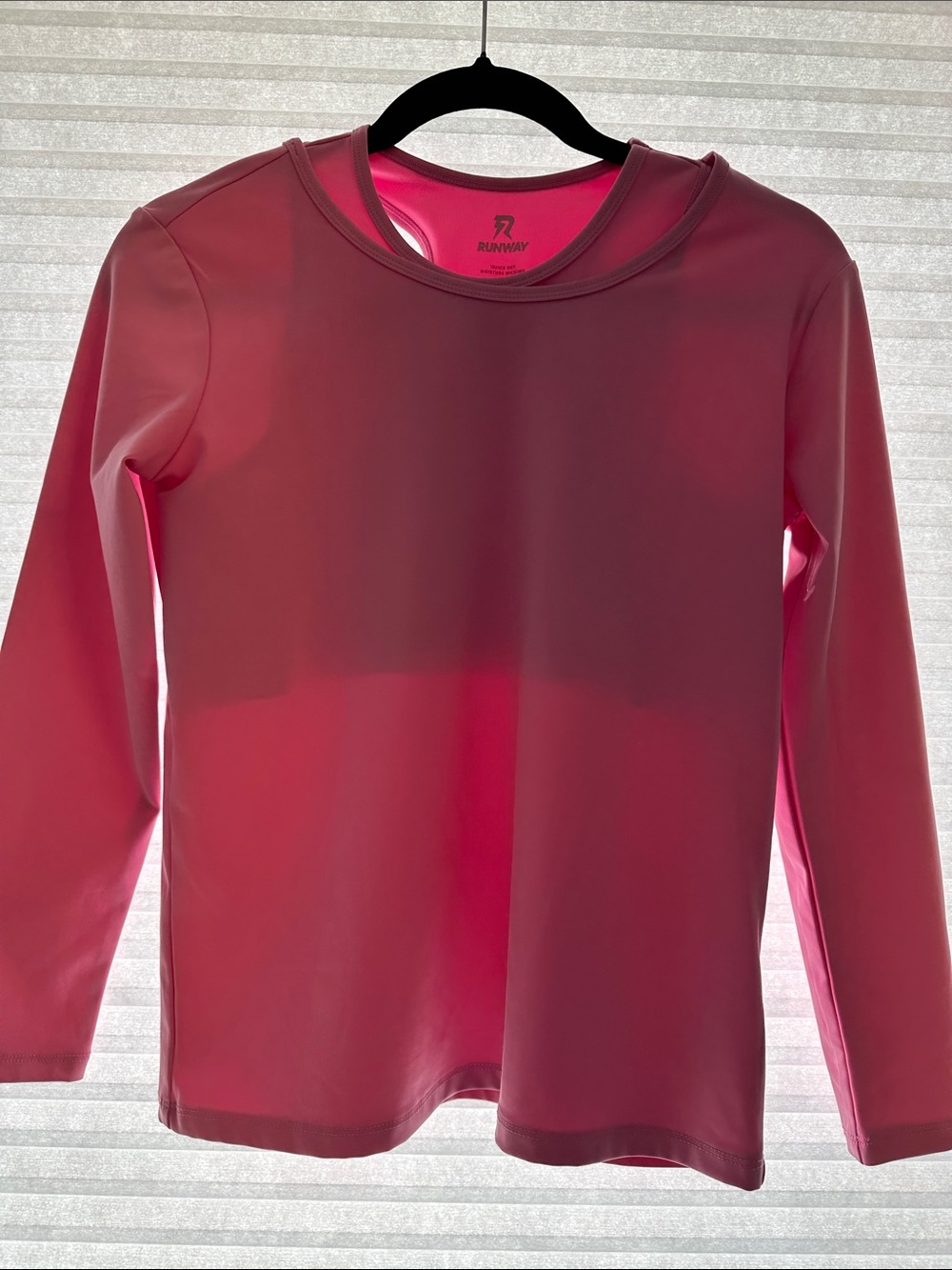 Girls Long-Sleeve Rash Guard Top - Pink